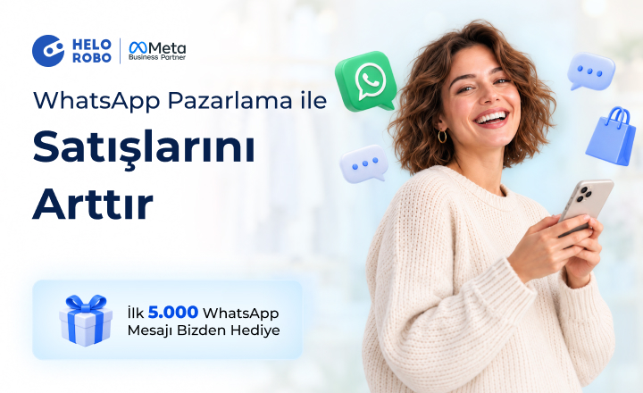 T-Soft Müşterilerine Özel | HeloRobo’dan 5.000 Pazarlama Mesajı Hediye