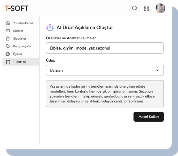 Ürün Açıklamaları