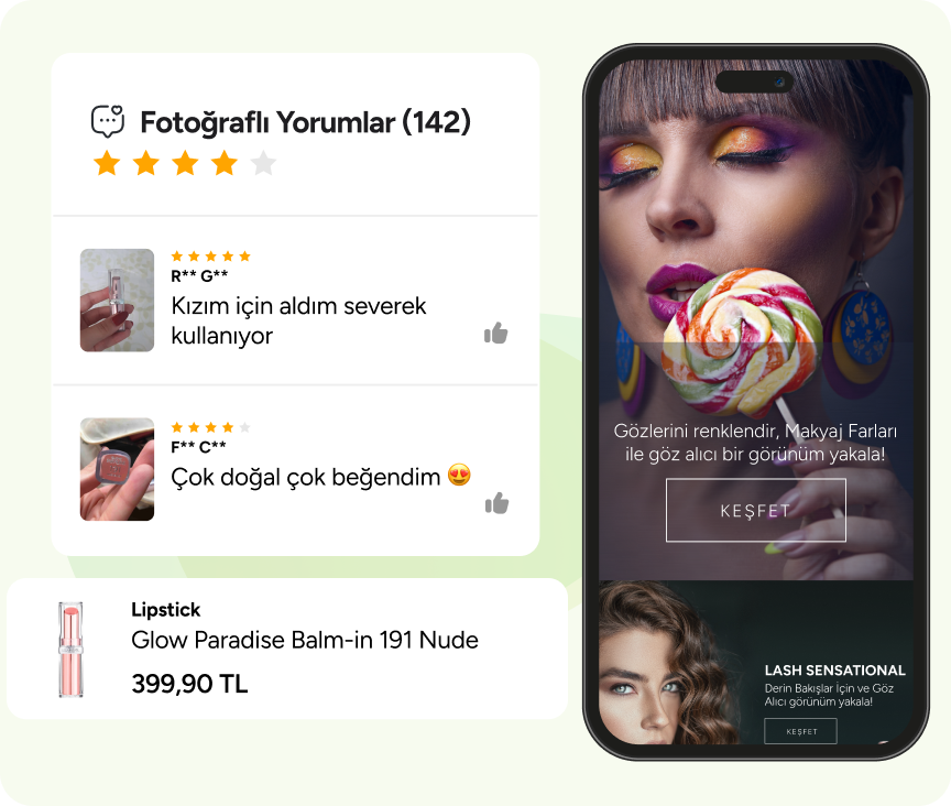 Ürün Yorumları ve Görsel Eklemeleri