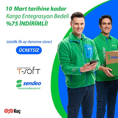 T-Soft kullanıcıları Sendeo'da çok ayrıcalıklı.