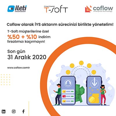 Coflow'dan T-Soft'a Entegre İYS Çözüm Kampanyası