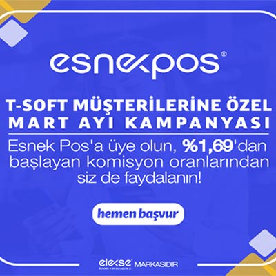 T-SOFT Müşterilerine Özel Mart Ayı Kampanyası!