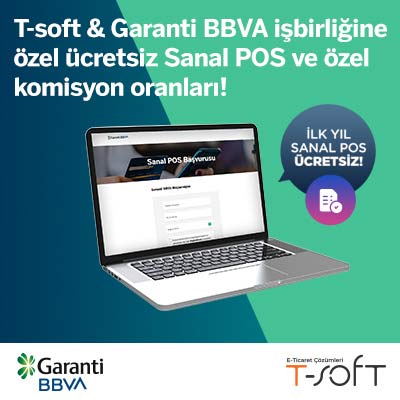 Garanti BBVA Sanal POS almak isteyenlere özel ücretsiz Sanal POS ve avantajlı komisyon oranları!