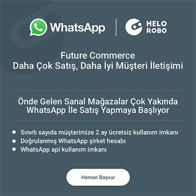 Helorobo ile WhatsApp ticarete başlayın