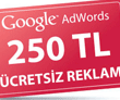 T-Soft E-ticaret yazılımı alan tüm müşterilerimize 250 TL Değerinde Google Adwords kuponu,  hediye ediyoruz.