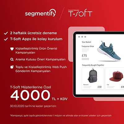 Segmentify'ın veri odaklı kişiselleştirme çözümleriyle cironuzu yüzde %15 arttırın