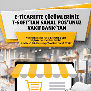 Vakıfbank Sanal Posu T-Soft Projelerine Ücretsiz