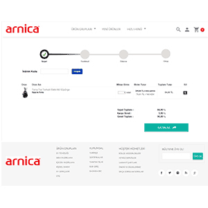 Sepet Sayfası Tasarımı ve Uygulaması